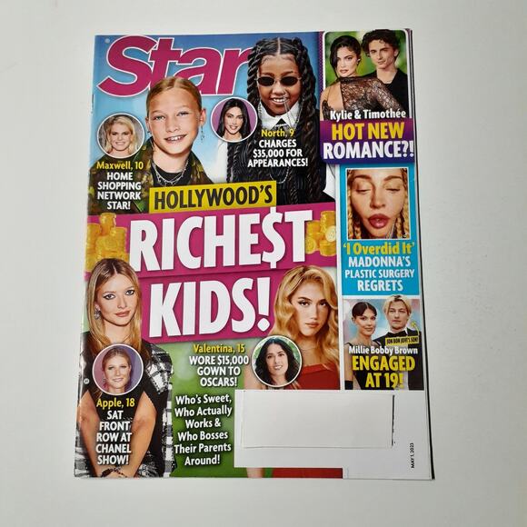 Star Magazine May 1 2023 Hollywood's Richest Kids Kylie Timothée - Picture 1 of 2